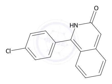 Chemical structure of 1-(4-Chlorophenyl)isoquinolin-3(2H)-one
