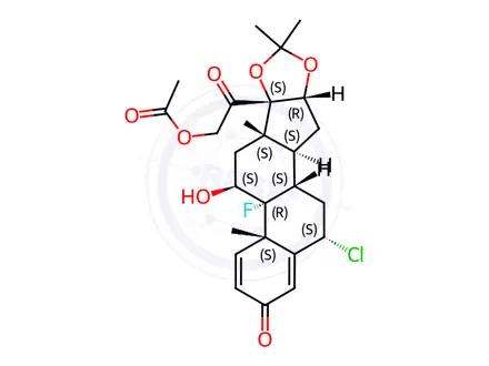 Chemical structure of Fluocinolone Acetonide Impurity 86