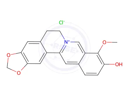Chemical structure of Thalifendine Chloride