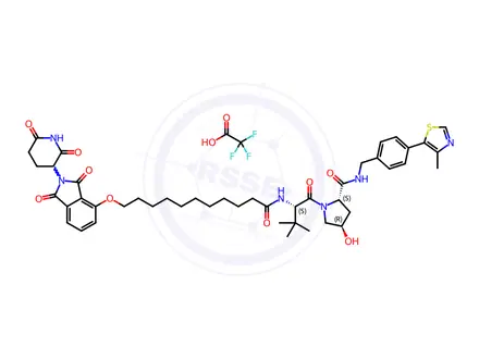 Chemical structure of ZXH-4-130 TFA