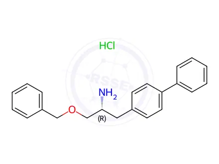 Chemical structure of (R)-1-([1,1'-Biphenyl]-4-yl)-3-(benzyloxy)propan-2-amine Hydrochloride