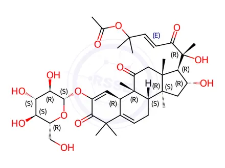 Chemical structure of Cucurbitacin E-2-O-glucoside