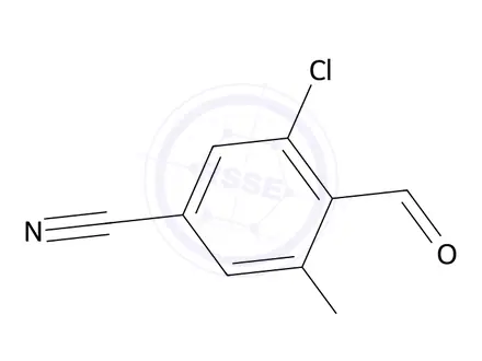 Chemical structure of 3,5-Dichloro-4-formylbenzonitrile