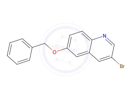 Chemical structure of 6-(Benzyloxy)-3-Bromoquinoline