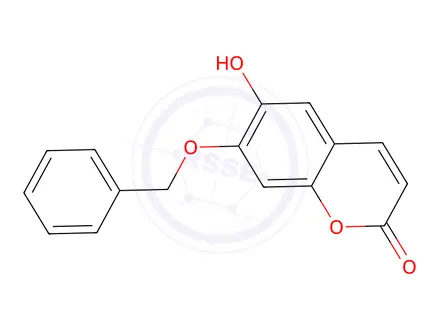 Chemical structure of 7-(Benzyloxy)-6-hydroxy-2H-chromen-2-one