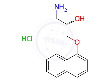 Chemical structure of Propranolol Hydrochloride Impurity 14 Hydrochloride