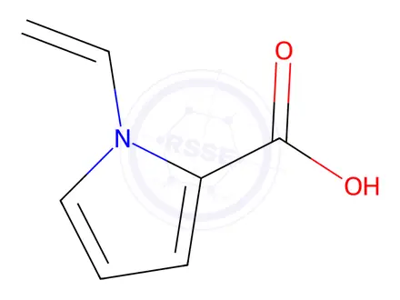 Chemical structure of 1-VINYL-1 H-PYRROLE-2-CARBOXYLIC ACID