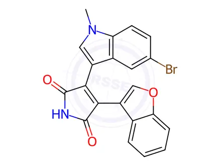Chemical structure of Elraglusib Impurity 1
