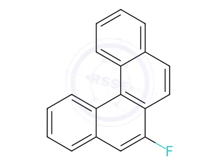 Chemical structure of 6-fluorobenzo(c)phenanthrene