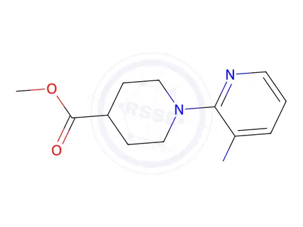 Chemical structure of methyl 1-(3-aminopyridin-2-yl)piperidine-4-carboxylate