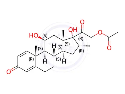 Chemical structure of Prednisolone Impurity 63