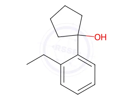 Chemical structure of 1-(2-ethylphenyl)cyclopentanol