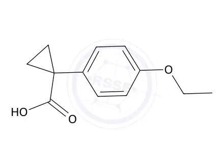 Chemical structure of 1-(4-ethoxyphenyl)cyclopropane-1-carboxylic acid