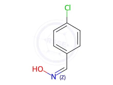 Chemical structure of (Z)-4-Chlorobenzaldehyde oxime