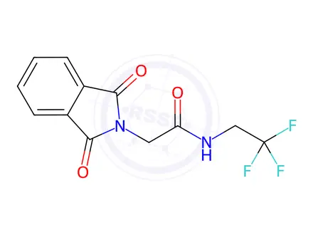 Chemical structure of 2-(1,3-Dioxoisoindolin-2-yl)-N-(2,2,2-trifluoroethyl)acetamide