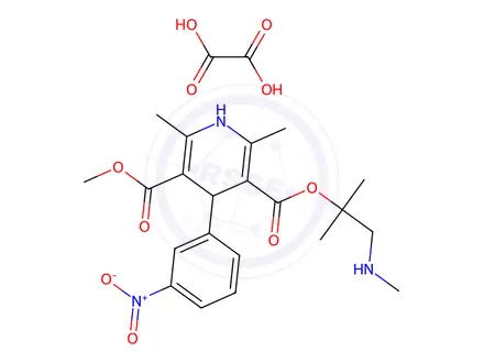 Chemical structure of N-Des(3,3-diphenylpropyl) lercanidipine oxalate, >98%