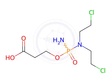 Chemical structure of Cyclophosphamide Impurity 9(Carboxyphosphamide)