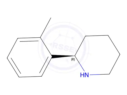 Chemical structure of (R)-2-(o-tolyl)piperidine hydrochloride