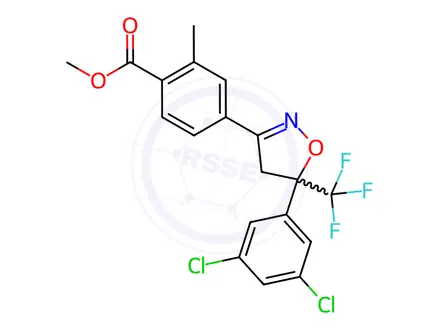 Chemical structure of Fluralaner Impurity 142