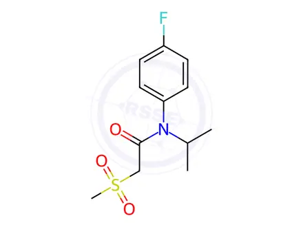 Chemical structure of Flufenacet-methylsulfone