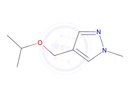 Chemical structure of 4-(Isopropoxymethyl)-1-methyl-1H-pyrazole