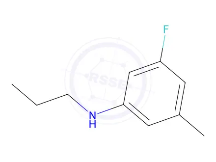 Chemical structure of 3-Fluoro-5-methyl-N-propylaniline