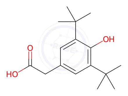 Chemical structure of Butylhydroxytoluene Impurity 2