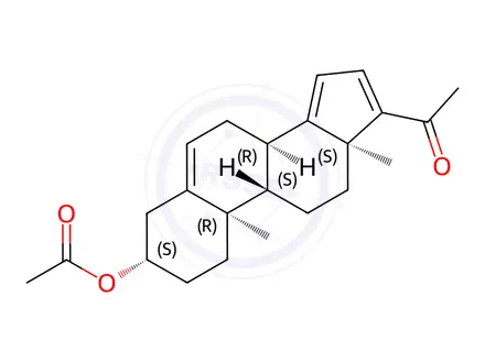 Chemical structure of (3β)-3-(Acetyloxy)pregna-5,14,16-trien-20-one