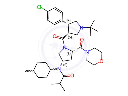 Chemical structure of Bivamelagon