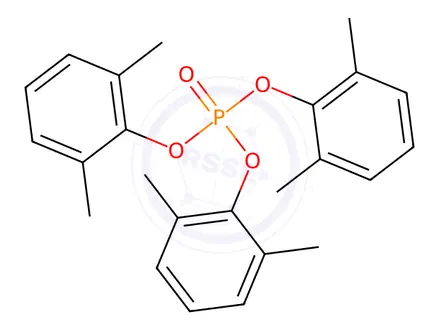 Chemical structure of Tris(2,6-dimethylphenyl) phosphate