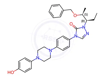 Chemical structure of Posaconazole Impurity 491