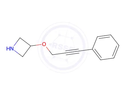 Chemical structure of 3-((3-Phenylprop-2-yn-1-yl)oxy)azetidine
