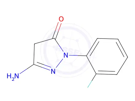 Chemical structure of 5-Amino-2-(2-fluorophenyl)-2,4-dihydro-3H-pyrazol-3-one