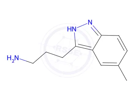 Chemical structure of 3-(5-Methyl-1H-indazol-3-yl)propan-1-amine