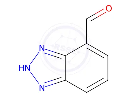 Chemical structure of 1H-Benzotriazole-7-carboxaldehyde