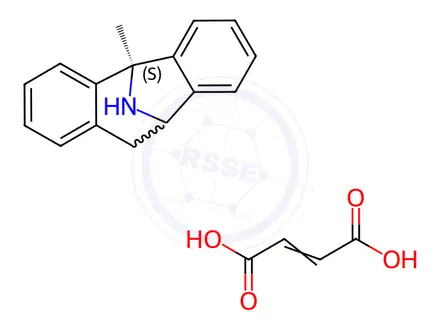 Chemical structure of (-)-MK 801 Maleate