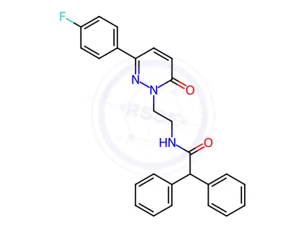 Chemical structure of N-(2-(3-(4-Fluorophenyl)-6-oxopyridazin-1(6H)-yl)ethyl)-2,2-diphenylacetamide