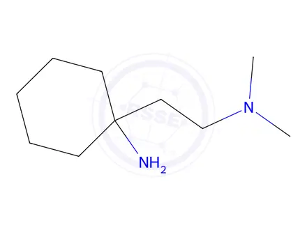 Chemical structure of 1-(2-(Dimethylamino)ethyl)cyclohexan-1-amine