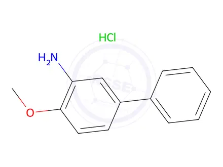 Chemical structure of 4-Methoxy-[1,1'-biphenyl]-3-amine hydrochloride