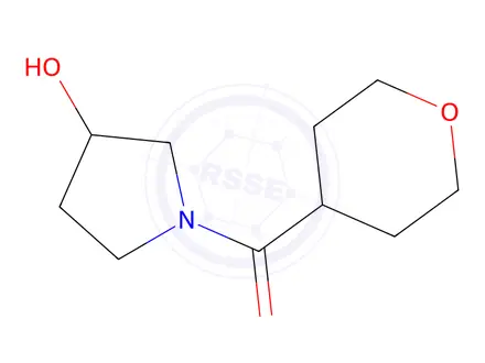 Chemical structure of 1-(Oxane-4-carbonyl)pyrrolidin-3-ol