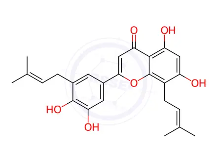 Chemical structure of Icariin Impurity 8