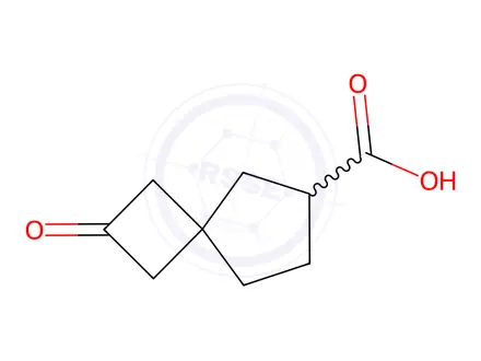 Chemical structure of 2-oxospiro[3.4]octane-6-carboxylic acid