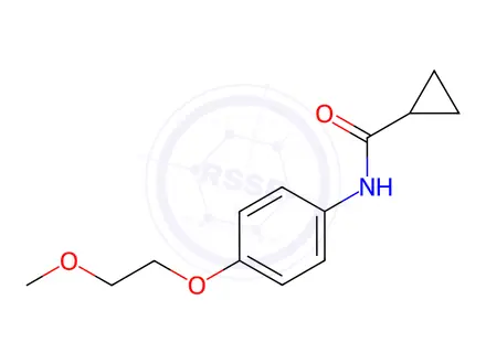 Chemical structure of n-(4-(2-Methoxyethoxy)phenyl)cyclopropanecarboxamide