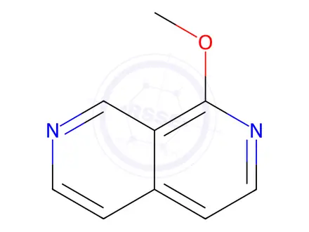 Chemical structure of 2,7-Naphthyridine, 1-methoxy-