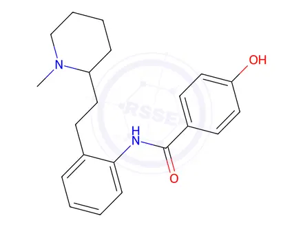 Chemical structure of O-Desmethyl encainide