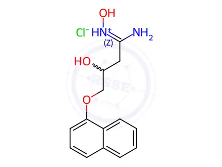 Chemical structure of Nadoxolol Hydrochloride