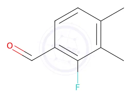 Chemical structure of Benzaldehyde, 2-fluoro-3,4-dimethyl-(9CI)