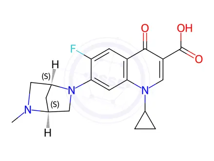 Chemical structure of Danofloxacin