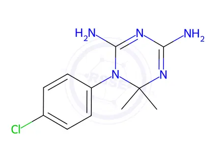 Chemical structure of Cycloguanil