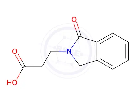 Chemical structure of 3-(1-Oxo-1,3-dihydro-2h-isoindol-2-yl)propanoic Acid